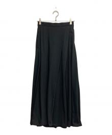 COGTHEBIGSMOKE（コグザビッグスモーク）の古着「HALO SEMI-FLARE SKIRT」｜ブラック