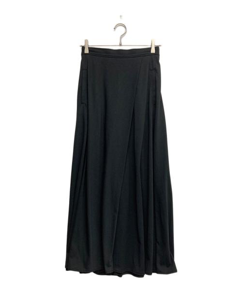 COGTHEBIGSMOKE（コグザビッグスモーク）COGTHEBIGSMOKE (コグザビッグスモーク) HALO SEMI-FLARE SKIRT ブラック サイズ:FREEの古着・服飾アイテム