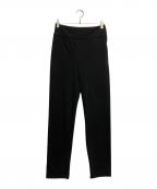 ORDINARY JOYオーディナリー ジョイ）の古着「STRETCH SLIT PANTS」｜ブラック