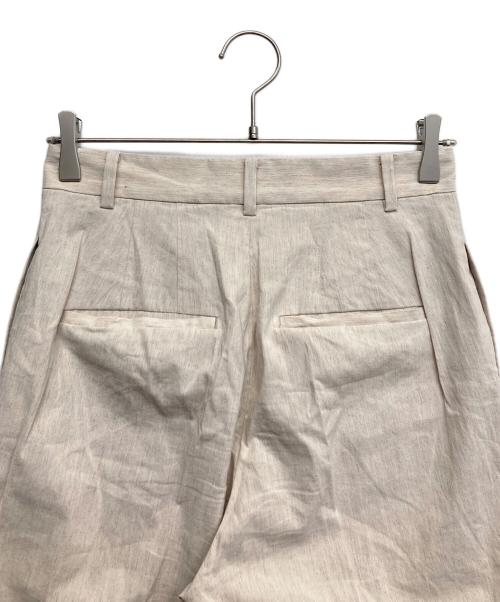 Spick and Span（スピック＆スパン）Spick and Span (スピック＆スパン) Vis/Li リネンストレートパンツ ベージュ サイズ:38の古着・服飾アイテム