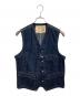 SUGAR CANE（シュガーケーン）の古着「WABASH STRIPE WORK VEST」｜ネイビー