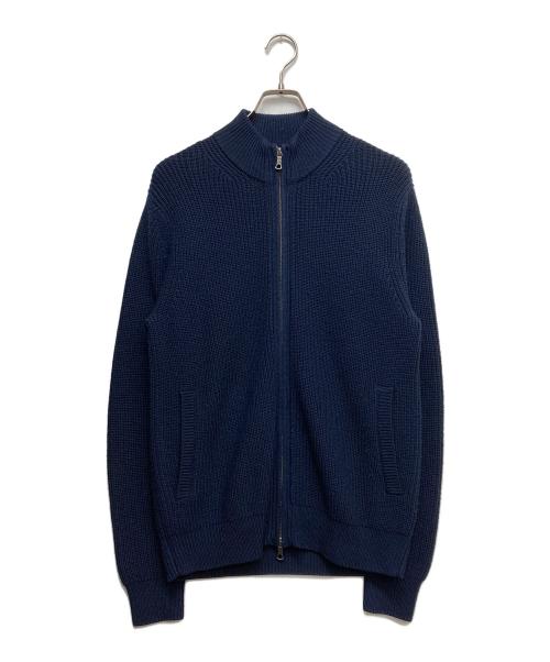BROOKS BROTHERS（ブルックスブラザーズ）BROOKS BROTHERS (ブルックスブラザーズ) ジップアップニット ネイビー サイズ:Sの古着・服飾アイテム