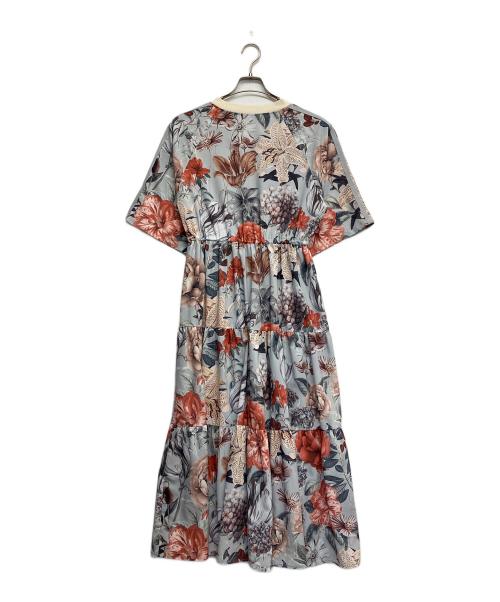 &ellecy（アンドエルシー）&ELLECY (アンドエルシー) ボタニカルプリントワンピース グリーン サイズ:Mの古着・服飾アイテム