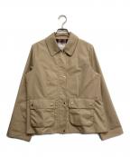 MACKINTOSH PHILOSOPHYマッキントッシュ フィロソフィー）の古着「パッチポケットショートブルゾン」｜ブラウン