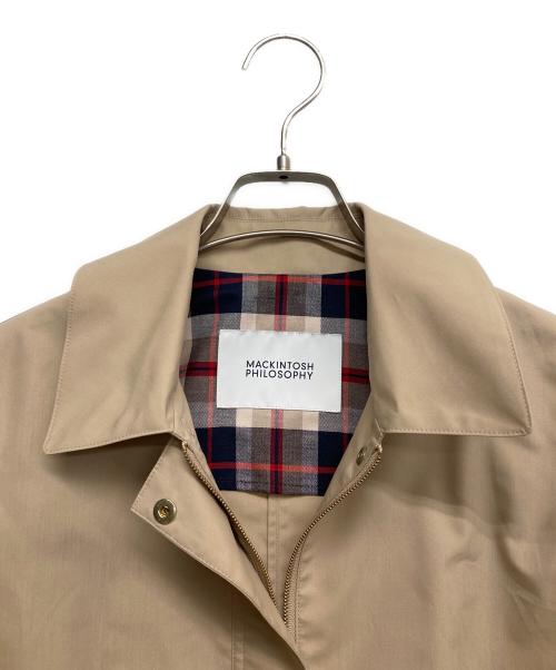 MACKINTOSH PHILOSOPHY（マッキントッシュ フィロソフィー）MACKINTOSH PHILOSOPHY (マッキントッシュ フィロソフィー) パッチポケットショートブルゾン ブラウン サイズ:36の古着・服飾アイテム