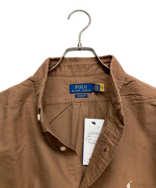 POLO RALPH LAUREN（ポロ・ラルフローレン）POLO RALPH LAUREN (ポロ・ラルフローレン) ボタンダウンシャツ ブラウン サイズ:L 未使用品の古着・服飾アイテム