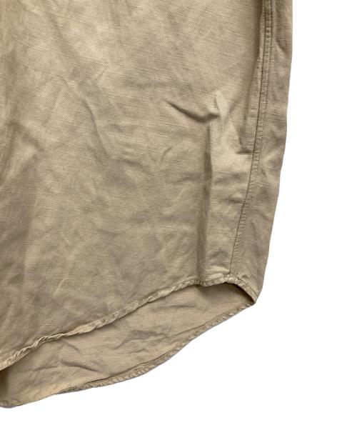 POLO RALPH LAUREN（ポロ・ラルフローレン）POLO RALPH LAUREN (ポロ・ラルフローレン) シルクリネンBDシャツ ベージュ サイズ:XXLの古着・服飾アイテム
