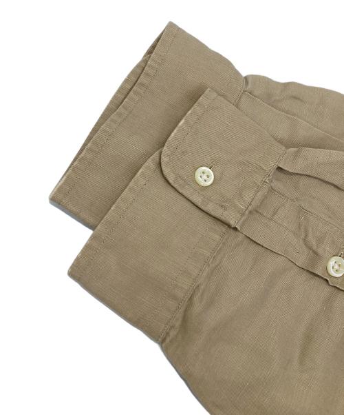 POLO RALPH LAUREN（ポロ・ラルフローレン）POLO RALPH LAUREN (ポロ・ラルフローレン) シルクリネンBDシャツ ベージュ サイズ:XXLの古着・服飾アイテム