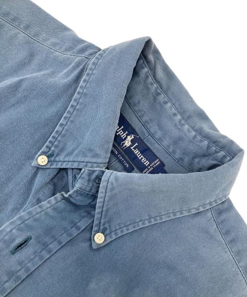 POLO RALPH LAUREN（ポロ・ラルフローレン）POLO RALPH LAUREN (ポロ・ラルフローレン) S/Sボタンダウンシャツ ネイビー サイズ:XLの古着・服飾アイテム