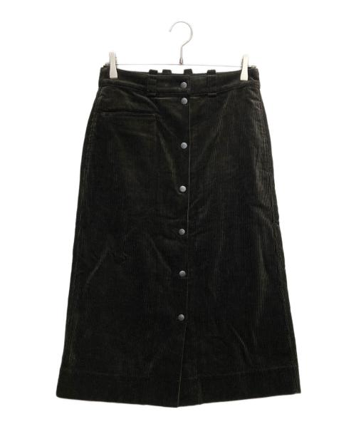 MHL（マーガレットハウエル）MHL (マーガレットハウエル) HEAVY CORDUROY/スカート オリーブ サイズ:Ⅱの古着・服飾アイテム