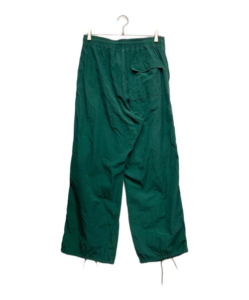 EDIFICE（エディフィス）EDIFICE (エディフィス) ナイロンパラシュートパンツ グリーン サイズ:2の古着・服飾アイテム