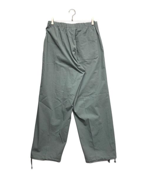 saby（サバイ）saby (サバイ) PIN-TUCK EASY PANTS グリーン サイズ:3の古着・服飾アイテム