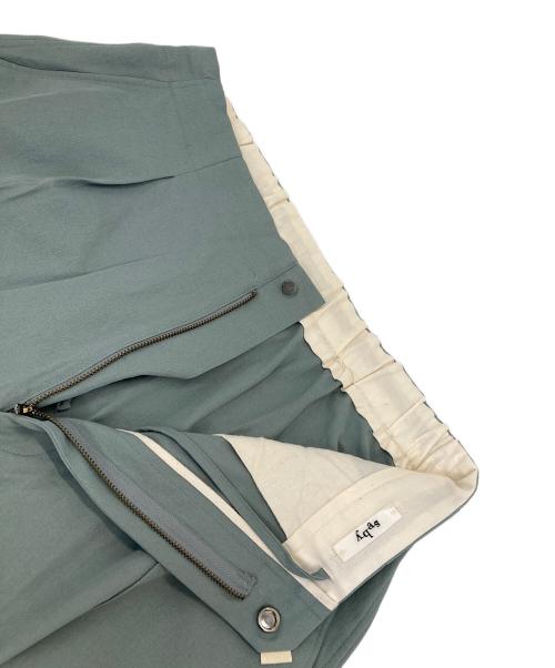 saby（サバイ）saby (サバイ) PIN-TUCK EASY PANTS グリーン サイズ:3の古着・服飾アイテム