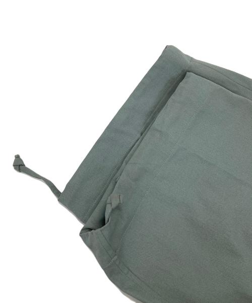 saby（サバイ）saby (サバイ) PIN-TUCK EASY PANTS グリーン サイズ:3の古着・服飾アイテム