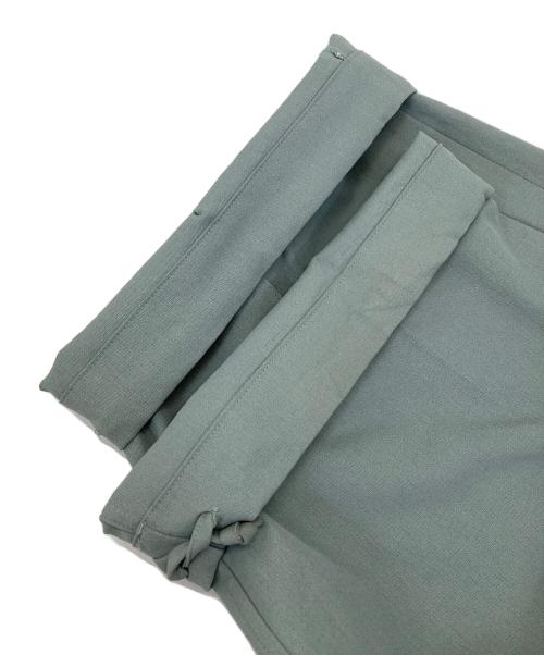 saby（サバイ）saby (サバイ) PIN-TUCK EASY PANTS グリーン サイズ:3の古着・服飾アイテム