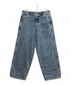 WISMウィズム）の古着「ORIGINAL PRODUCT BAGGY DENIM PANT 1」｜ブルー