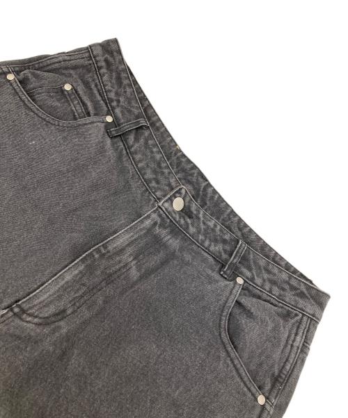WISM（ウィズム）WISM (ウィズム) WISM ORIGINAL PRODUCT BAGGY DENIM PANT 1 ブラック サイズ:34の古着・服飾アイテム
