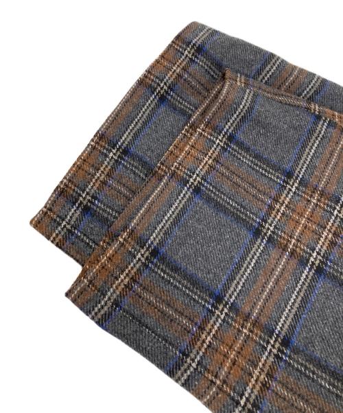 is-ness（イズネス）is-ness (イズネス) WOOL TUCK TROUSERS ブラウン サイズ:46の古着・服飾アイテム