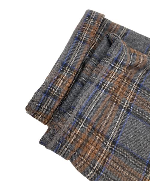 is-ness（イズネス）is-ness (イズネス) WOOL TUCK TROUSERS ブラウン サイズ:46の古着・服飾アイテム