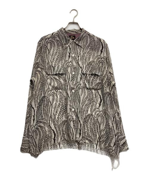 Needles（ニードルズ）Needles (ニードルズ) 総柄シアーシャツ 6 サイズ:XLの古着・服飾アイテム