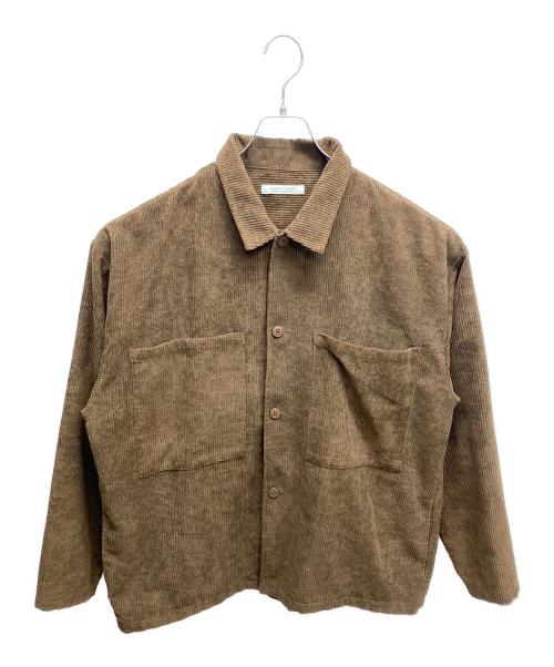 JOURNAL STANDARD（ジャーナルスタンダード）JOURNAL STANDARD (ジャーナルスタンダード) コーデュロイシャツジャケット ブラウン サイズ:内タグ欠損の古着・服飾アイテム