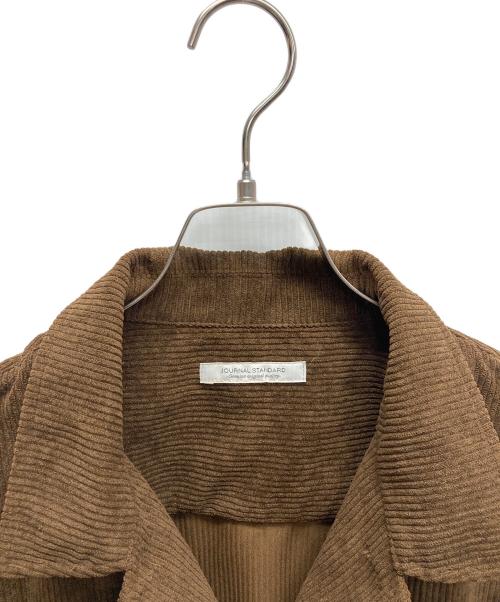 JOURNAL STANDARD（ジャーナルスタンダード）JOURNAL STANDARD (ジャーナルスタンダード) コーデュロイシャツジャケット ブラウン サイズ:内タグ欠損の古着・服飾アイテム
