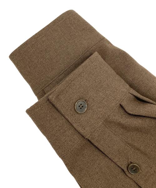 JOURNAL STANDARD（ジャーナルスタンダード）JOURNAL STANDARD (ジャーナルスタンダード) DADS LANATEC ツイルシャツジャケット ブラウン サイズ:Lの古着・服飾アイテム