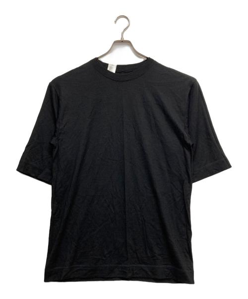 N.HOOLYWOOD（エヌ ハリウッド）N.HOOLYWOOD (エヌ ハリウッド) EDIFICE (エディフィス) ウールクルーネックTシャツ ブラック サイズ:40の古着・服飾アイテム