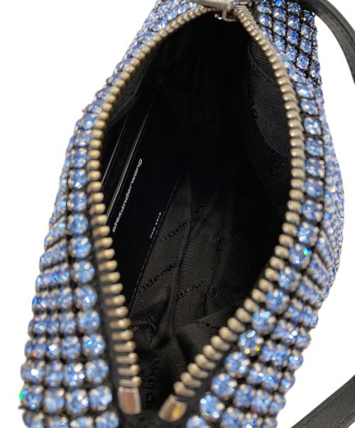 ALEXANDER WANG（アレキサンダー・ワン）ALEXANDER WANG (アレキサンダー・ワン) ミニラインストーンバッグ シルバーの古着・服飾アイテム