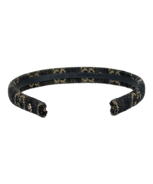 GUCCI（グッチ）GUCCI (グッチ) GGデニムカチューシャ ブラックの古着・服飾アイテム