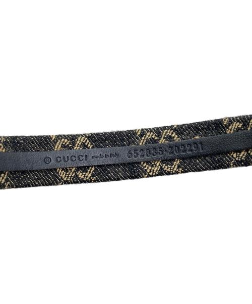GUCCI（グッチ）GUCCI (グッチ) GGデニムカチューシャ ブラックの古着・服飾アイテム