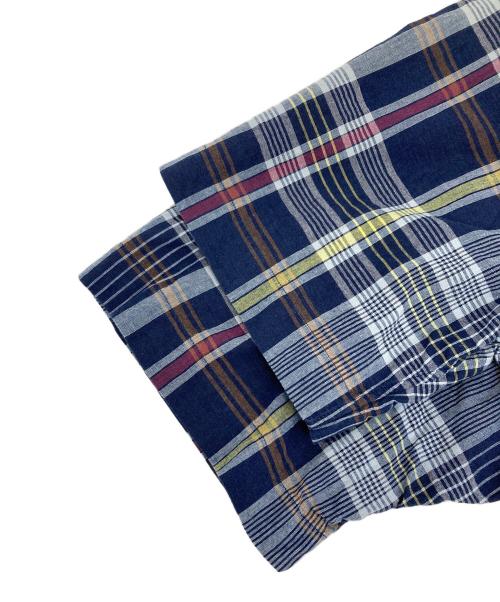 POLO RALPH LAUREN（ポロ・ラルフローレン）POLO RALPH LAUREN (ポロ・ラルフローレン) 半袖チェックシャツ ネイビー サイズ:Mの古着・服飾アイテム
