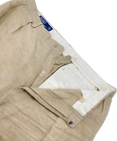 POLO RALPH LAUREN（ポロ・ラルフローレン）POLO RALPH LAUREN (ポロ・ラルフローレン) リネンパンツ ベージュ サイズ:36/30の古着・服飾アイテム