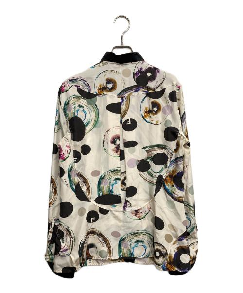 FENDI（フェンディ）FENDI (フェンディ) シルクシャツブラウス ホワイト サイズ:44の古着・服飾アイテム