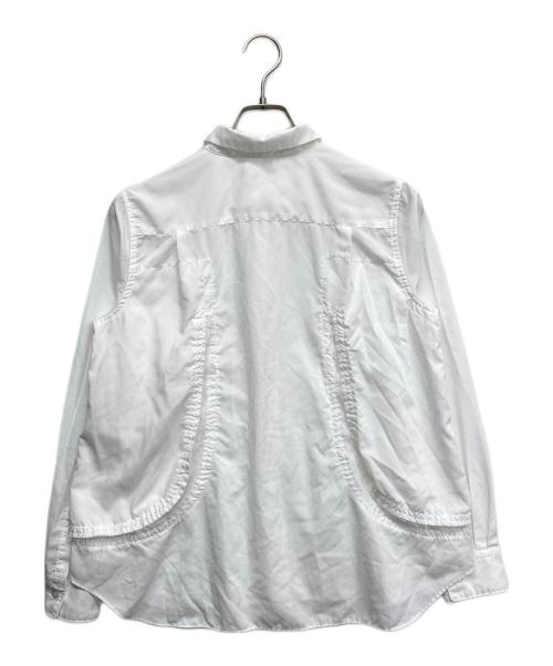 COMME des GARCONS（コムデギャルソン）COMME des GARCONS (コムデギャルソン) 断ち切りスリットブラウス ホワイト サイズ:Sの古着・服飾アイテム