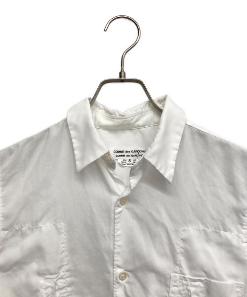 COMME des GARCONS（コムデギャルソン）COMME des GARCONS (コムデギャルソン) 断ち切りスリットブラウス ホワイト サイズ:Sの古着・服飾アイテム