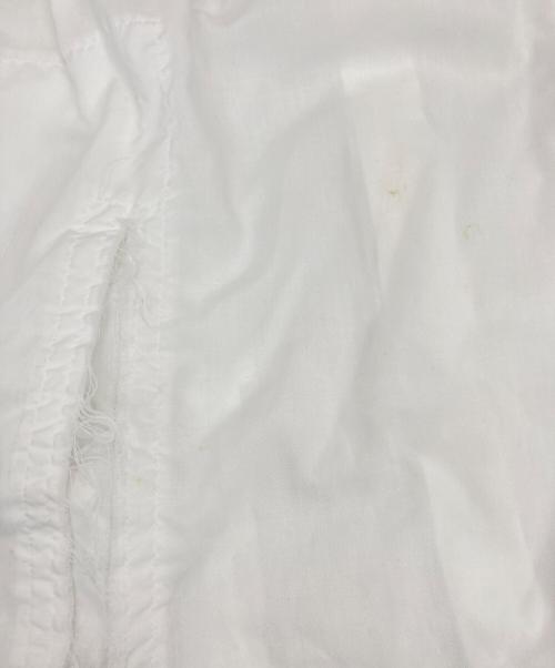 COMME des GARCONS（コムデギャルソン）COMME des GARCONS (コムデギャルソン) 断ち切りスリットブラウス ホワイト サイズ:Sの古着・服飾アイテム