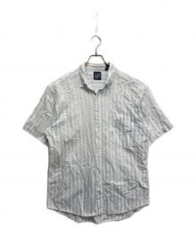 OLDGAP（オールドギャップ）の古着「半袖ボーダーシャツ」｜ブルー×ホワイト