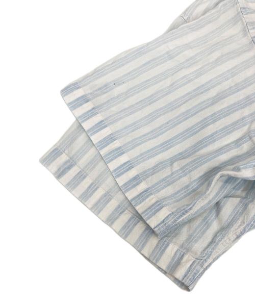 OLDGAP（オールドギャップ）OLDGAP (オールドギャップ) 半袖ボーダーシャツ ブルー×ホワイト サイズ:Lの古着・服飾アイテム