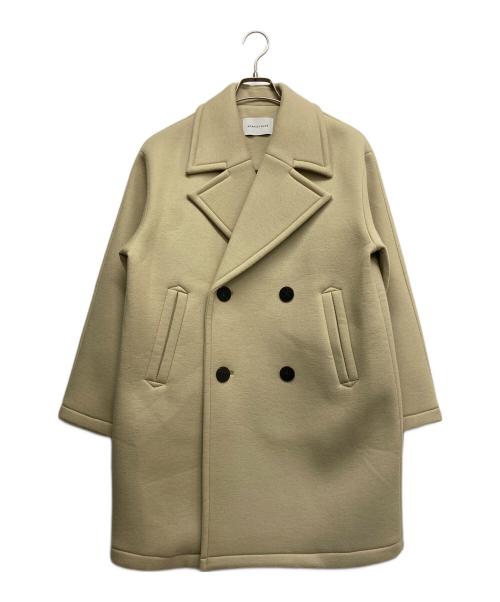 Adam et Rope（アダム エ ロペ）Adam et Rope (アダム エ ロペ) ウールジャージボンディングPコート カーキ サイズ:FREEの古着・服飾アイテム