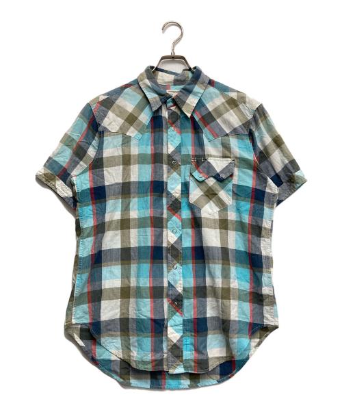 Engineered Garments（エンジニアド ガーメンツ）Engineered Garments (エンジニアド ガーメンツ) ウエスタンシャツ ブルー サイズ:Mの古着・服飾アイテム