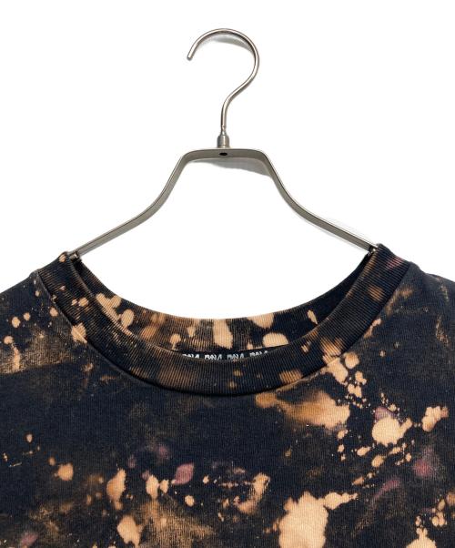 CVTVLIST（カタリスト）CVTVLIST (カタリスト) プリーチプリントtシャツ ブラック サイズ:Mの古着・服飾アイテム