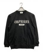 FRAGMENT ORPHANSフラグメント オーファンズ）の古着「クルーネックスウェット」｜ブラック