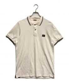 Denham（デンハム）の古着「ロゴポロシャツ」｜ホワイト