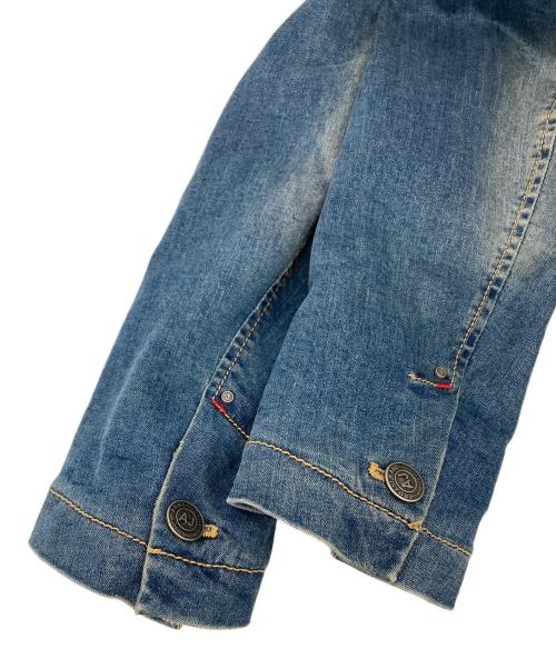 ARMANI JEANS（アルマーニジーンズ）ARMANI JEANS (アルマーニジーンズ) デニムテーラードジャケット ブルー サイズ:48の古着・服飾アイテム