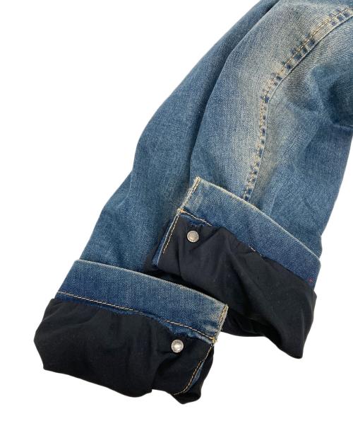 ARMANI JEANS（アルマーニジーンズ）ARMANI JEANS (アルマーニジーンズ) デニムテーラードジャケット ブルー サイズ:48の古着・服飾アイテム