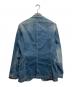 ARMANI JEANS (アルマーニジーンズ) デニムテーラードジャケット ブルー サイズ:48：6000円