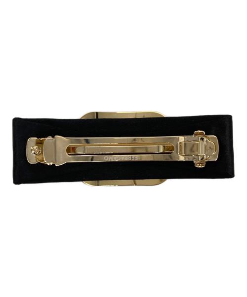 Salvatore Ferragamo（サルヴァトーレ フェラガモ）Salvatore Ferragamo (サルヴァトーレ フェラガモ) ヴァラリボンバレッタ ブラックの古着・服飾アイテム