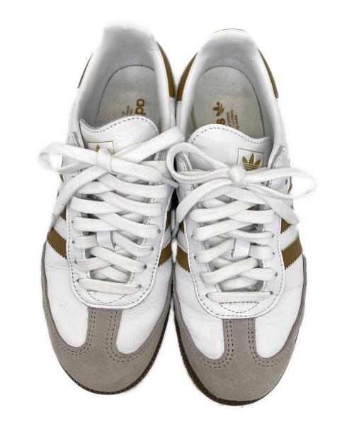 adidas（アディダス）adidas (アディダス) SAMBA ベージュ×ホワイト サイズ:23.5の古着・服飾アイテム