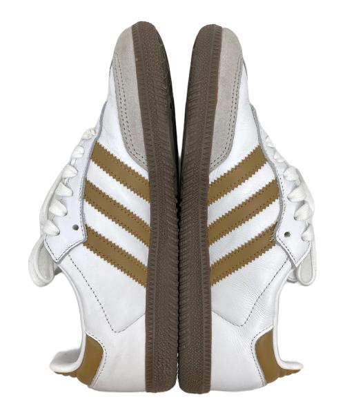 adidas（アディダス）adidas (アディダス) SAMBA ベージュ×ホワイト サイズ:23.5の古着・服飾アイテム
